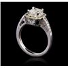 Image 4 : 14KT White Gold 1.31 ctw Diamond Ring