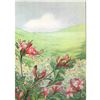 Image 1 : 1920's Honeysuckle Color Lithograph Print