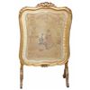 Image 1 : Antique Gilt Carved Needlepoint Screen
