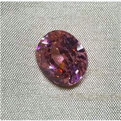 15.5ct Pink Oval Russian Cubic Zirconia Diamond Simulant
