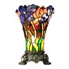 Image 1 : Tiffany Style Floral Stained Glass Table Lamp