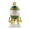 Image 2 : Russian Trans-Siberian Railway Royal Trinket, Jewel Box Egg