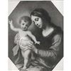 Image 1 : Vintage c1920â€™s Half-tone Print,#416 Madonna with the Child Jesus