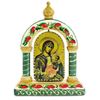 Image 1 : Mary & Jesus Christ Russian Icon Wooden Tabletop Shrine