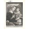Image 2 : Vintage c1920â€™s Half-tone Print, #241 Madonna with the Child Jesus