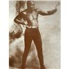 Image 1 : African American Sports History, Boxing, Jack Johnson Sepia Tone Photo Print
