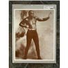 Image 2 : African American Sports History, Boxing, Jack Johnson Sepia Tone Photo Print