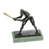 Image 1 : Modern Baseball Bronze Sculpture, Sports Team Trophy