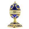 Image 1 : Russian Royal Cross Jewel Trinket Box Photo Egg