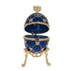 Image 2 : Russian Coat of Arms Trinket Jewel Box Egg