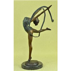Limited Edition Bronze Gymnast Dancer Sculpture