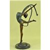 Image 1 : Limited Edition Bronze Gymnast Dancer Sculpture