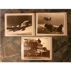 Group of WWII Aircraft, Planes, Sepia Tone Photo Prints
