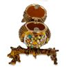Image 3 : Jeweled Owl Trinket Jewelry Box