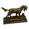 Image 2 : After Moignez, Hunting Dog & Quail Bronze Sculpture