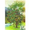 Image 1 : 1920's American Mountain Ash Color Lithograph Print