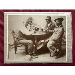 African American History, Gambling, Cheating At Cards, Sepia Tone Photo Print