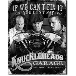 Knuckleheads Garage, Three Stooges Metal Garage Pub Bar