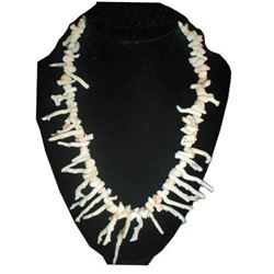 Vintage Angel Skin Branch Coral Necklace