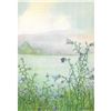 Image 1 : 1920's Blue Bells of Scotland Color lithograph Print