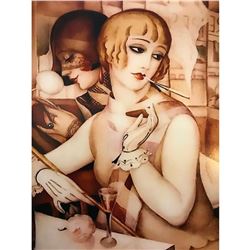 After Gerda Wegener, "L' Aperitif", Two Women Reproduction Digital Print