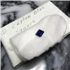 Image 3 : 2ct Ceylon Blue Square-Cut Sapphire Simulant Gemstone