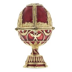 St Petersburg Royal Inspired Russian Egg with Clock