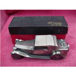 Vintage Shields 1933 Rolls Royce Motorcar Lighter, Smoking Set