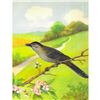 Image 1 : 1920's Catbird Color Lithograph Print