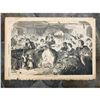 Image 2 : Rare 19thc Wood Engraving, Fall Games, The Apple Bee
