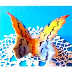Vintage Hand-painted Hungarian DRASCHE Porcelain Butterfly