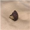 Image 2 : Amethyst & Sterling Silver Cocktail Ring