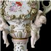 Image 2 : Pair of Porcelain Cherubs & Floral Vases