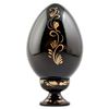 Image 2 : Ukrainian Handpainted Wooden Floral Motif Egg On Stand