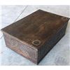 Image 1 : 17th - 18thc English Carved Oak Cromwellian Coffer, Chest, Bible Box