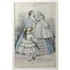 Image 2 : 19thc Hand-colored Ladies Framed Fashion Plates