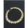 Image 1 : Art Deco-style Gold & Diamond Bracelet