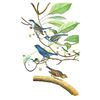 Image 2 : c1946 Audubon Print, #74 Indigo Bunting