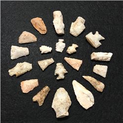 Group of Native American Arrowheads, Artifacts