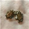 Image 4 : Vintage Sarah Coventry Pink Enamel & Crystal Floral Clip On Earrings