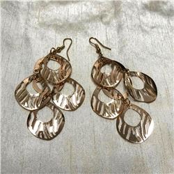 Gold Chandelier Dangle Animal Earrings