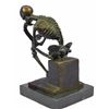 Image 2 : After Rodin's Thinker, Skeleton Thinker Bronze Sculpture