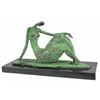 Image 1 : Modern Abstract Female Dancer Bronze Sculpture