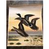 Image 3 : 1930's Signed Ducks In Flight Watercolor Painting