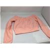 Image 1 : American Apparel XS Pink Jersey Crop Sweatshirt