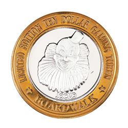 .999 Silver Boardwalk Casino Las Vegas, NV $10 Limited Edition Gaming Token