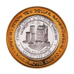 .999 Silver Plaza Las Vegas, NV $10 Casino Limited Edition Gaming Token