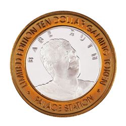 .999 Silver Palace Station Hotel and Casino $10 Casino Limited Edition Gaming Token