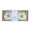 Image 1 : Pack of (100) Consecutive 2017 $1 Federal Reserve STAR Notes San Francisco