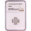 Image 1 : 1529 KB Hungary Denar 'Madonna and Child' Coin NGC AU55